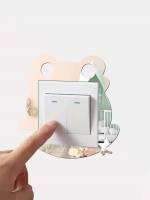 Silver  Plain Switch Outlet Wall Sticker 4900