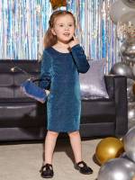 Knee Length Glamorous Plain Backless Kids Clothing 944