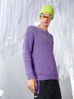  Violet Purple Plain Men Clothing 327