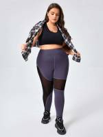 Skinny  Plus Size Sports Leggings  Pants 2810