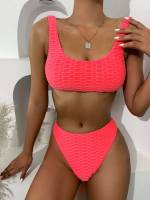   Scoop Neck Women Swimwear 3206