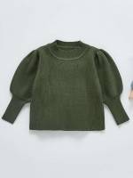 Stand Collar Regular Fit Casual Plain Baby Clothing 6673