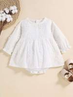  White Ruffle Baby  Mom 707