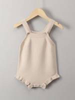 Sleeveless Button Regular Fit Baby Knitwear 3232