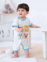  Button Short Sleeve Baby Onesies 189