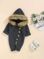 White  Hooded Baby Clothing 1410