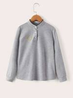 Long Sleeve Polo Regular White Boys Polo Shirts 4205