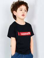  Short Sleeve Round Neck Regular Boys T-Shirts 772