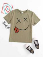 Short Sleeve Casual Cartoon Boys T-Shirts 6293