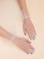   White Bridal Gloves 4131