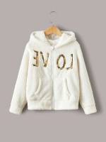  Hooded Regular White Kids Clothing 3679