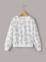 Long Sleeve Regular Cartoon Girls Clothing 519