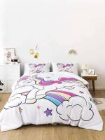 Cartoon White Bedding 4229