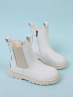  White  Kids Boots 7506