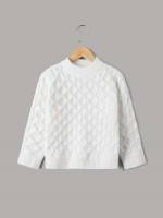 Regular Fit Long Sleeve Plain White Boys Clothing 484