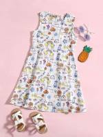 Short  Sleeveless Kids Clothing 436