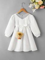 Plain Long Sleeve Contrast Mesh Girls Clothing 68