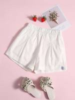 Floral Embroidery Casual Kids Clothing 949