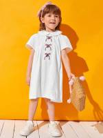  Cute Peter Pan Collar White Kids Clothing 933