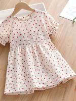  Cute Loose Short Sleeve Kids Clothing 145