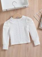 Plain White Regular Fit Kids Clothing 7396