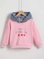  Long Sleeve Patched Hooded Kids Clothing 8898