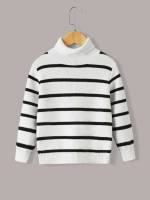 Regular Striped Long Sleeve Kids Clothing 6792