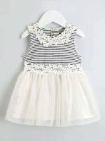  Regular Fit Sleeveless Striped Toddler Girls Clothing 183