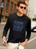 Regular Regular Fit Long Sleeve Men T-Shirts  Tanks 6587