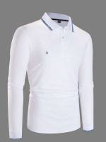  Letter Long Sleeve White Men Clothing 1647