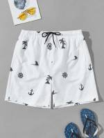  White  Men Swimwear 9269