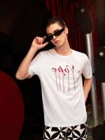 Embroidery Regular Fit Letter Regular Men T-Shirts  Tanks 925