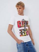 White  Short Sleeve Men T-Shirts  Tanks 696