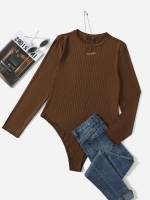 Long Sleeve Plain Casual Women Plus Clothing 506