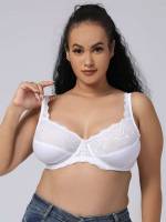 Contrast Lace  Plus Size Bras  Bralettes 6326