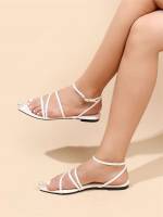 Plain Fashionable White Pearls Women Shoes 818