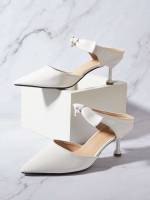  White Elegant Women Pumps 8408