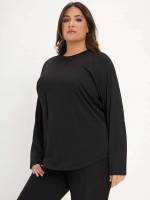  Plain Round Neck Regular Sports 7091