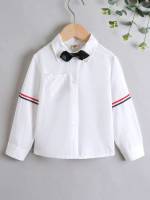  Preppy Long Sleeve Regular Fit Toddler Boy Shirts 1951