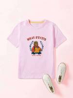  Regular Regular Fit Short Sleeve Kids Clothing 8258