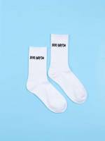   White Men Socks 9566