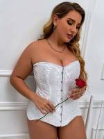  Floral  Plus Size Corsets  Shapewear 9597