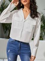  Collar Regular Basics Women Blouses 7511