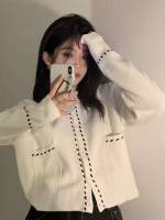  Casual Plain Long Sleeve Women Knitwear 9447