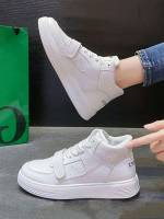 White  Letter Women Shoes 9475