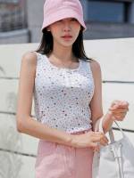 Round Neck  Casual Women Tank Tops  Camis 5060