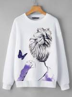  Casual Regular Women Sweatshirts 624