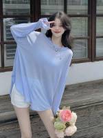 Backless  Long Sleeve Women T-Shirts 814