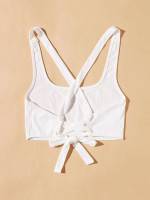  White Straps Plain Women Clothing 193