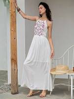 Boho Sleeveless Regular Fit Women Dresses 5049